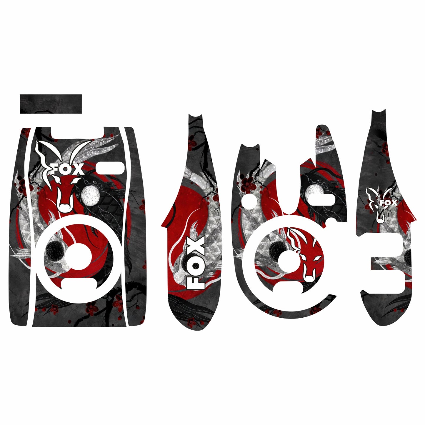 Fox stickers Micron MXR+ Personalized Yang 4+1