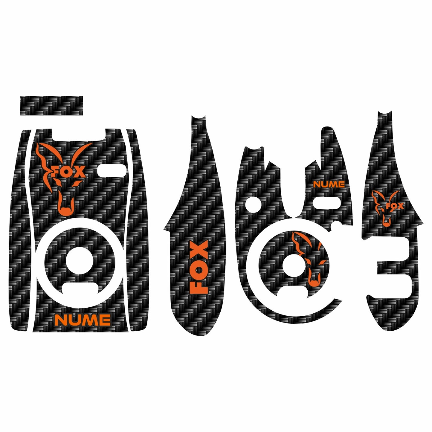 Stickere Fox Micron MXR+ Personalizate Carbo 4+1