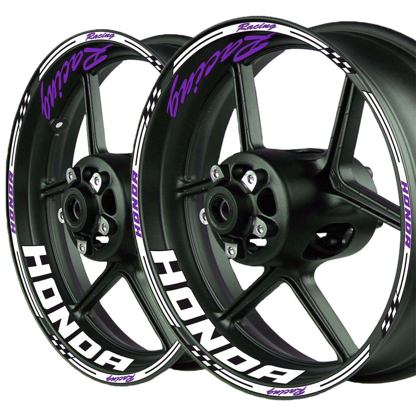 Rim stickers Honda Racing
