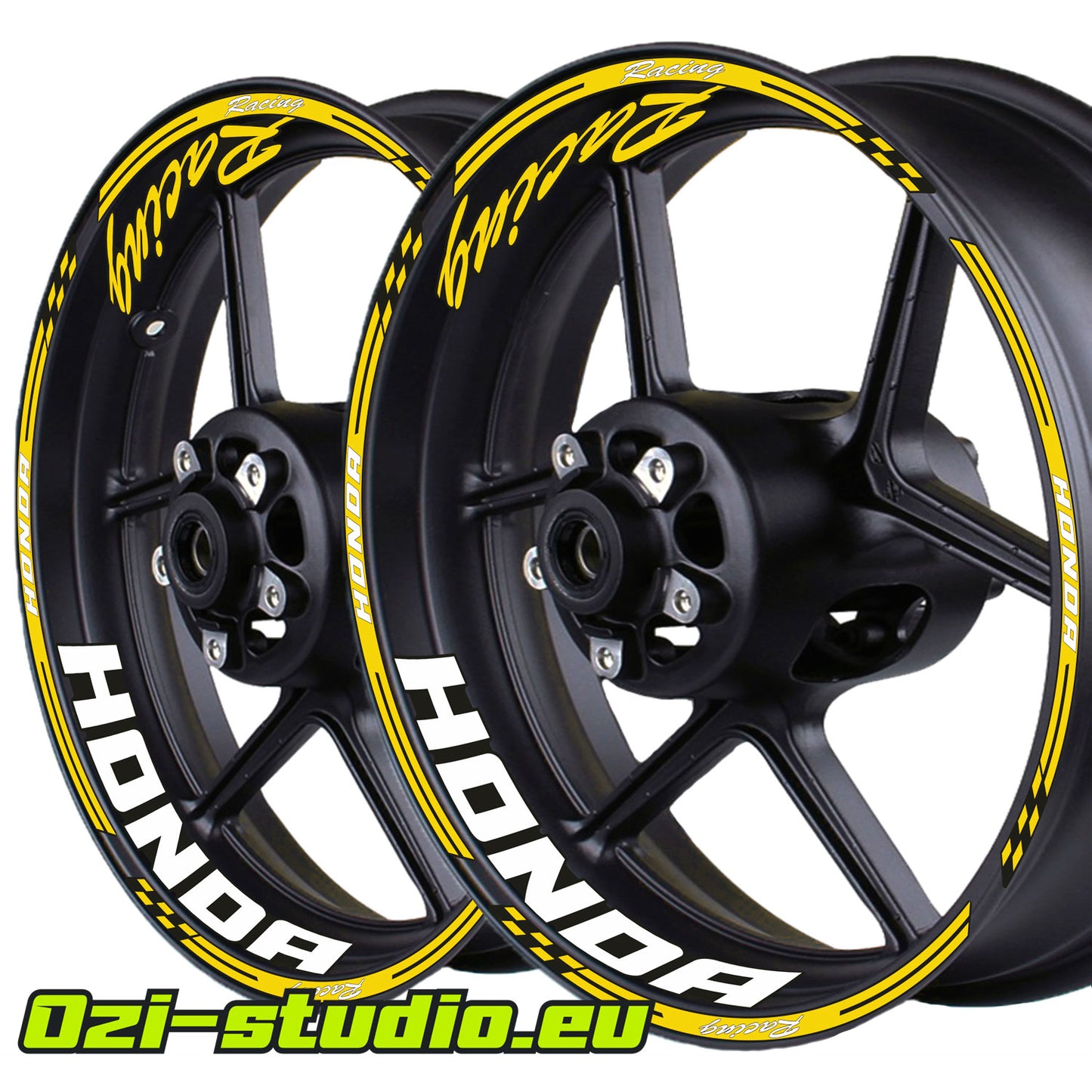 Rim stickers Honda Racing
