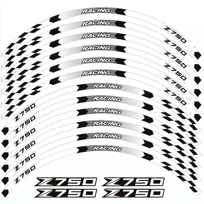 Stickere jante Suzuki Kawasaki Z750