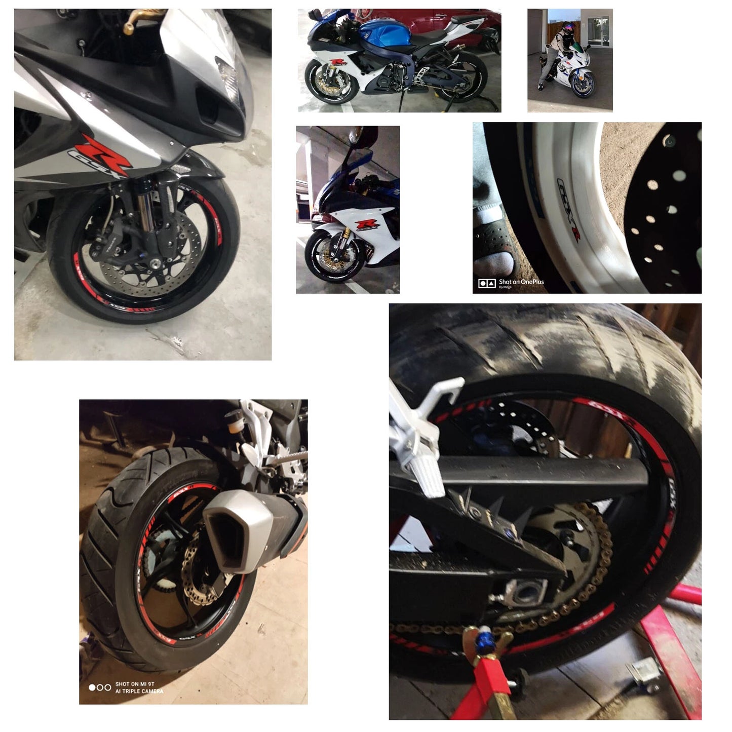 Rim stickers Suzuki GSX-S