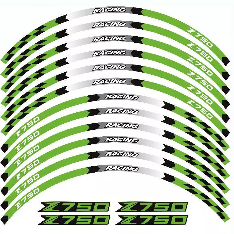 Stickere jante Suzuki Kawasaki Z750