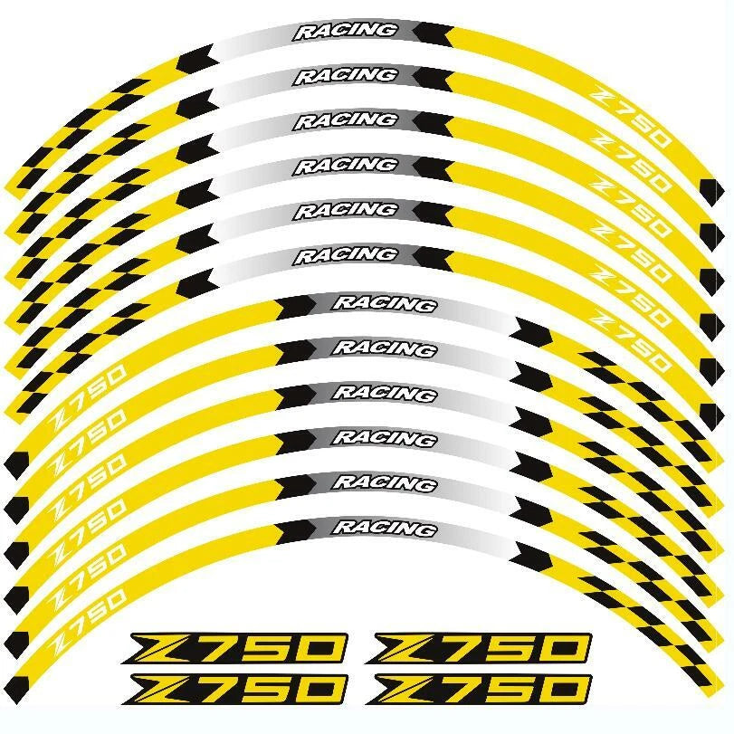 Stickere jante Suzuki Kawasaki Z750