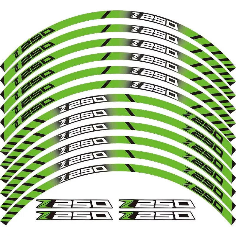 Rim stickers Kawasaki Z250