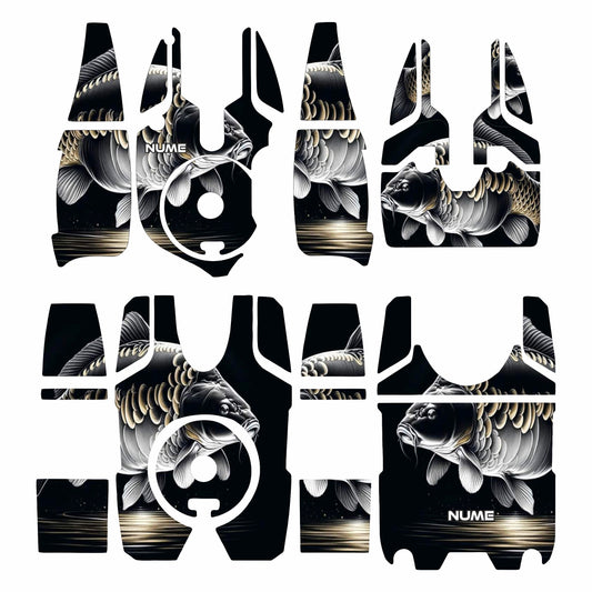 Stickere Fox Micron MX Personalizate Carp 4+1