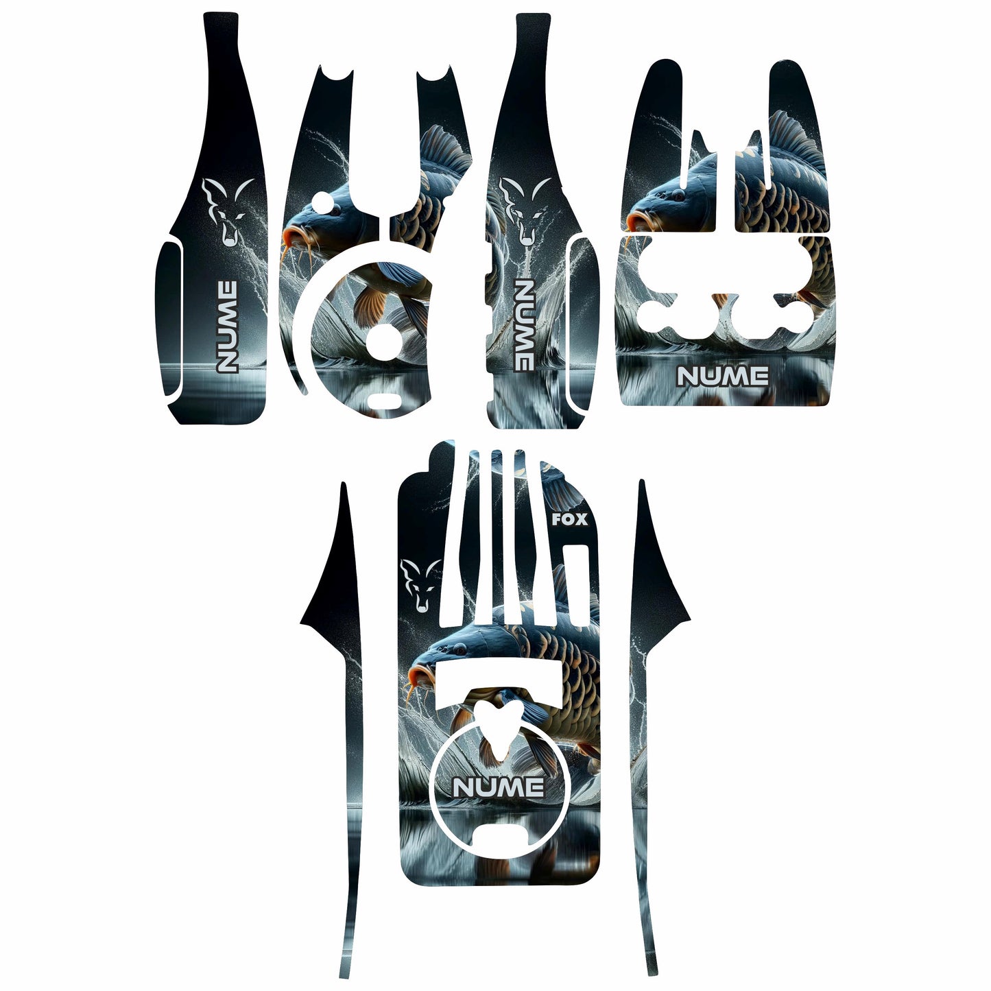 Fox stickers Micron RX+ Personalized Carp 4+1