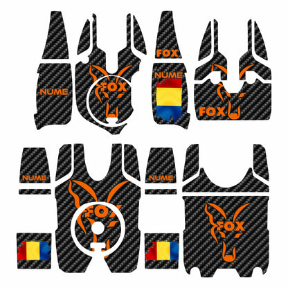 Fox stickers Micron MX Personalized Carbo 4+1