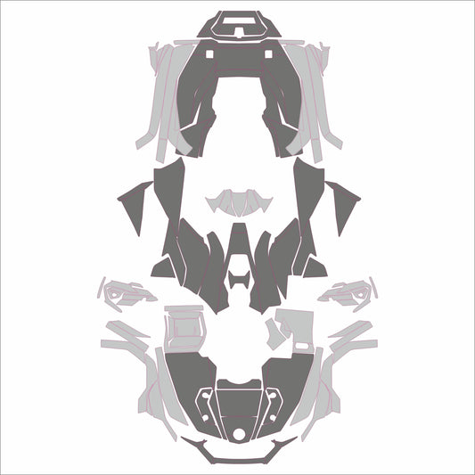 Vector Template CfMoto 600 - 625 from 2020