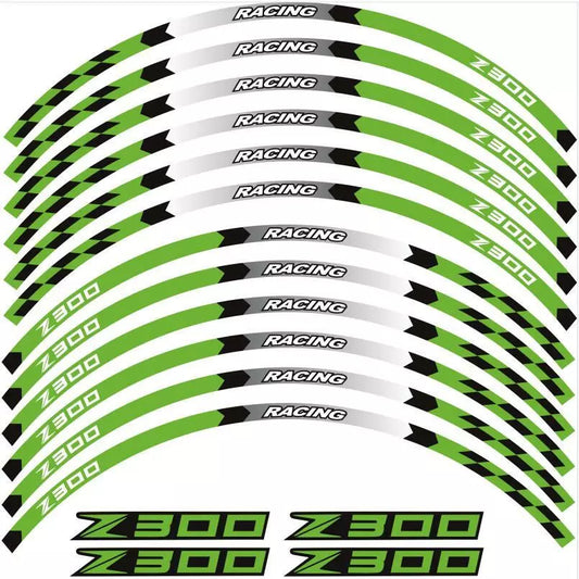 Stickere jante Suzuki Kawasaki Z300