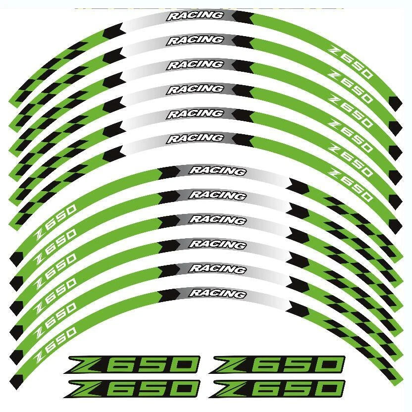 Stickere jante Suzuki Kawasaki Z650