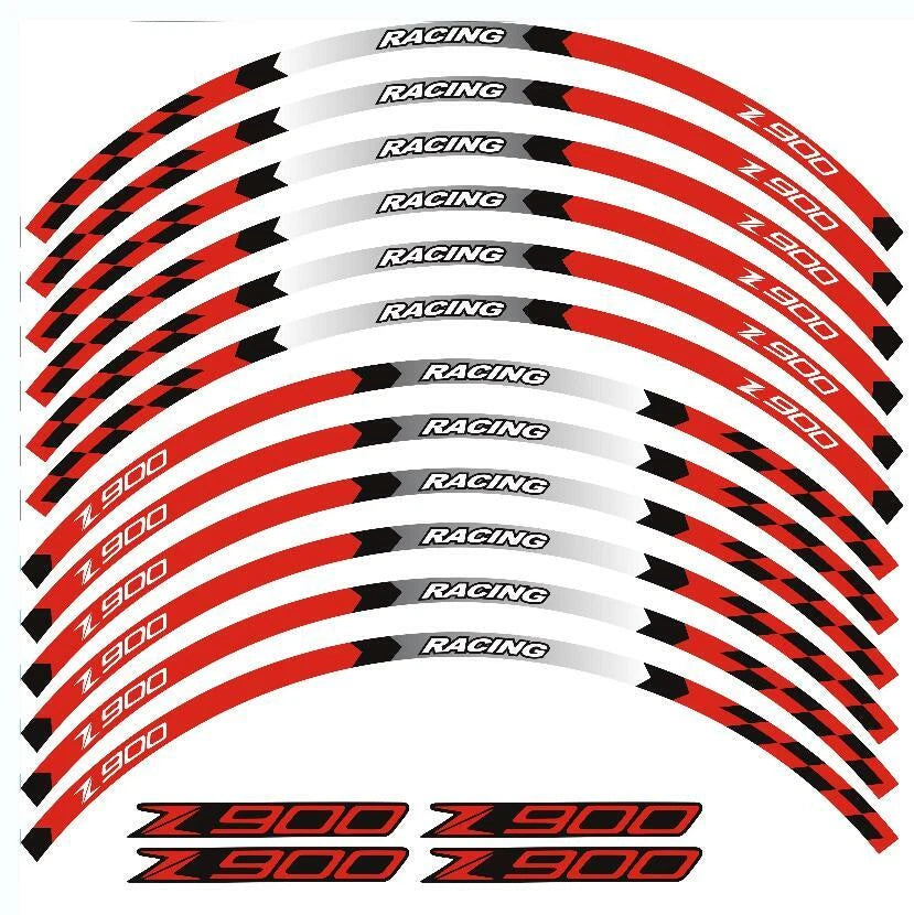 Stickere jante Suzuki Kawasaki Z900