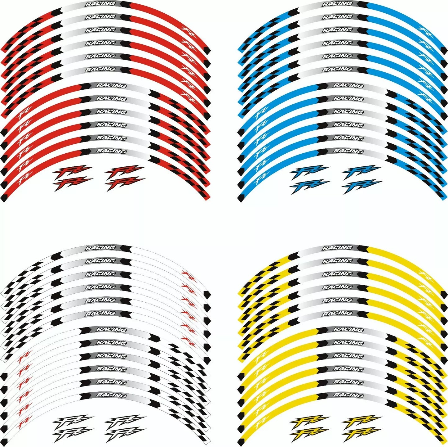 Rim stickers Yamaha FZ