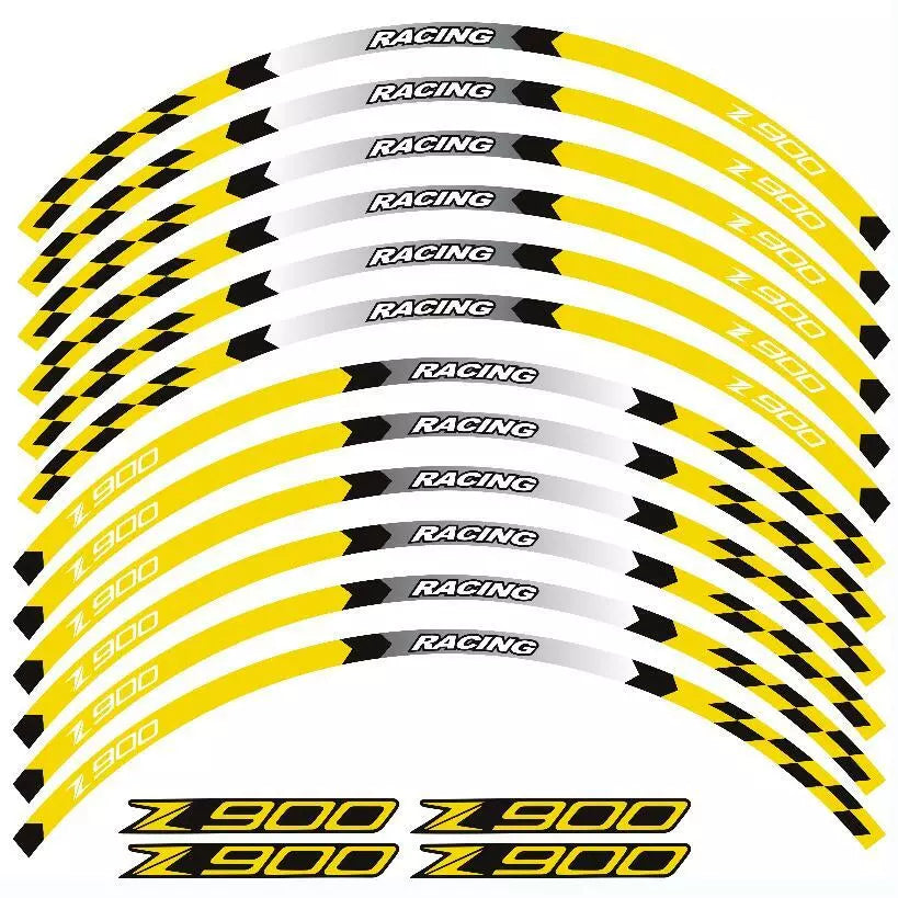 Stickere jante Suzuki Kawasaki Z900