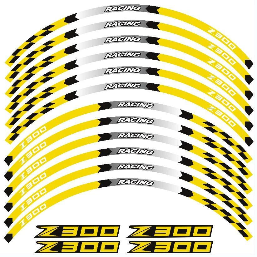 Stickere jante Suzuki Kawasaki Z1000