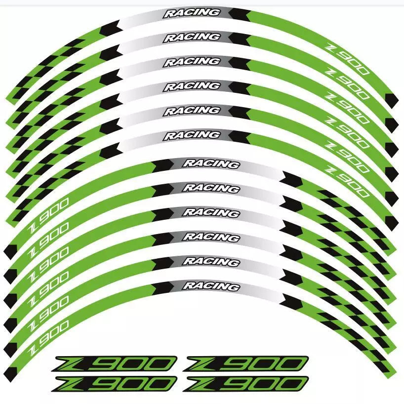 Stickere jante Suzuki Kawasaki Z900