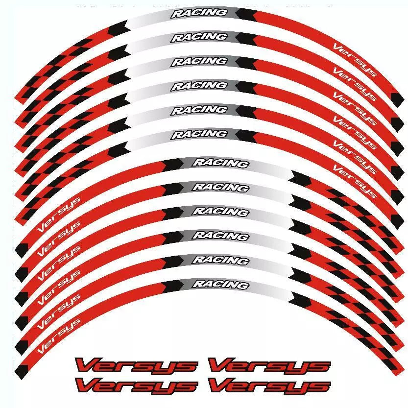 Stickere jante Suzuki Kawasaki Versys