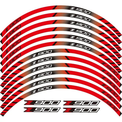 Stickere jante Suzuki Kawasaki Z900