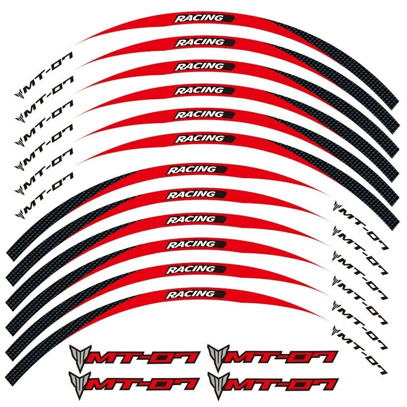 Rim stickers Yamaha MT-07