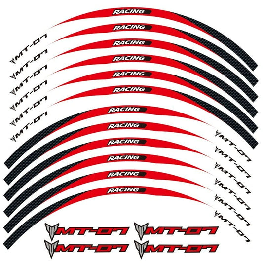 Yamaha MT-07 rim stickers