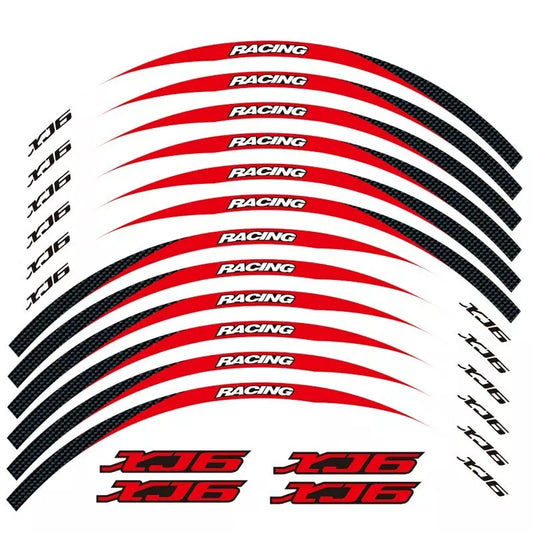 Yamaha XJ6 rim stickers