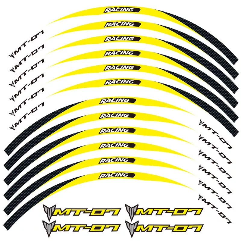 Rim stickers Yamaha MT-07